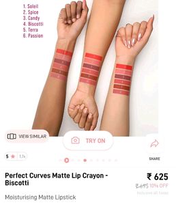Myglamm Perfect Curves Crayon Lipstick (New)