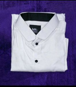 Classic White Men's Shirt