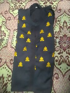Matel Bangle Sat Nd Beautifull Kurti Combo