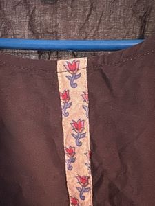 Elegant Brown Kurta short Kurti