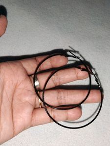 Black Hoop Earrings For Women
