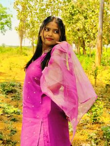 Vibrant Pink Kurta Set with Dupatta