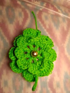 Handmade Crochet Butterfly Hair Clip