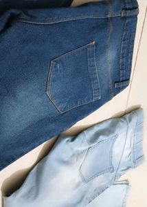Stylish Denim Jeans - Set of 2