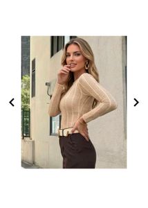 Sheer Striped Long Sleeve Top