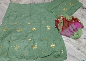 Mint Green Rajputi Poshak Dress Material