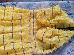Yellow Textured dress