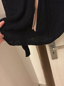 Stylish Black Knit Sweater