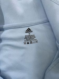 Adidas Men's Light Blue polo t-shirt 👕 size - m