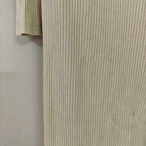 h&amp;m Ribbed Knit Long Sleeve Maxi Dress