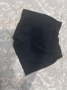 Stylish Black Shorts with Button Detail🖤