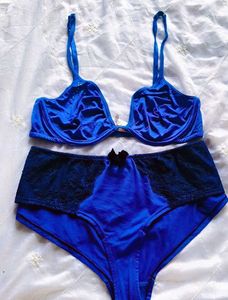 Royal Blue victory secret lingeri set