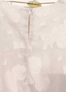 Cream Lace Dress With Empire Sleeves