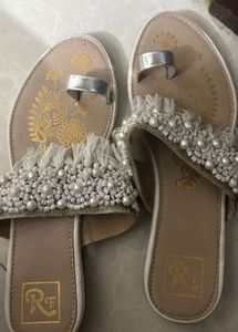 Embellished Flat Sandals