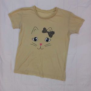 Cute Cat Graphic T-Shirt
