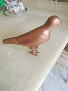 Homecenter Metal Bronze Bird Figurine