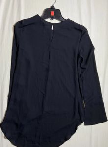 H&amp;M Elegant Black Bell Sleeve Tunic