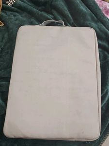 Sleek Beige Laptop Sleeve/Bag