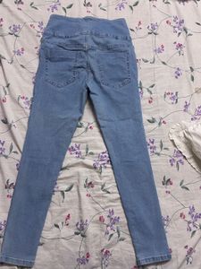 High Waisted Light Wash Jeans