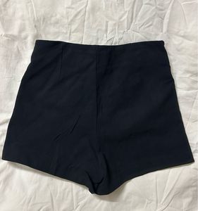 High Waisted Navy Shorts
