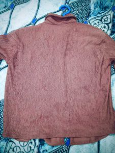 Stylish Pink Ribbed shirt
