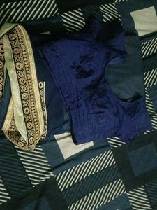 💙✨ Royal Blue Designer Saree