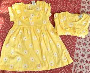 Cute Floral Dress Combo for Little Girls 🌼