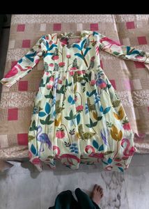 sale price is ₹250Flamingo Print Maxi Dress