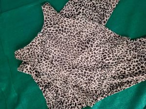 Leopard Print Tank Top &amp; Pants Set