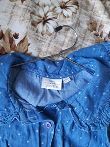 Girls Denim Top Price is 200