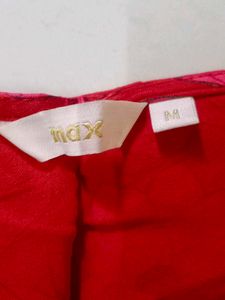 Red Floral Print Kurta set