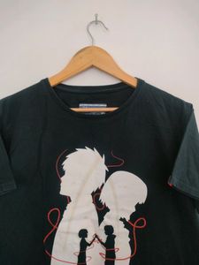 Black Printed T Shirt (Men's)