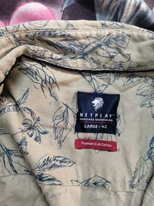 Floral Print Men's Shirt