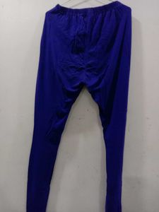 Stylish Printed Kurta with Blue Legging Set