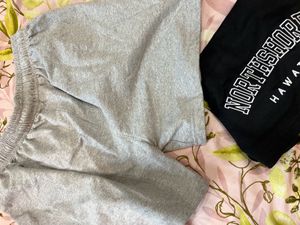 Grey &amp; Black Shorts combo🔥