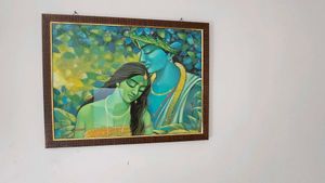 Framed Radha Krishna Painting