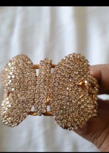 Sparkling Butterfly Bangle Bracelet