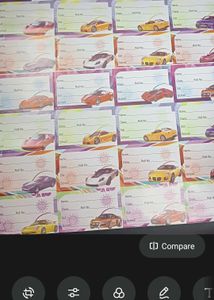 Car Themed Name Labels
