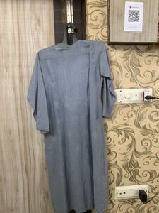 Grey Embroidered Kurta