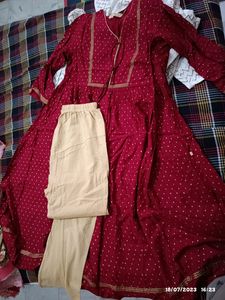 avaasa Rayon Cotton Mix Kurta Set