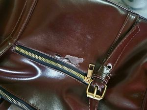 Chic Brown Faux Leather Hobo Bag