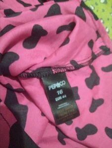 Pink Leopard Print Ruffle Romper