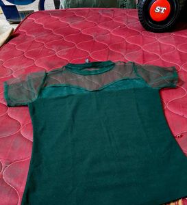 New dark green top upto xl size