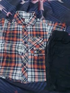 Kids Boys T-Shirt with Nikar Set (Used, Good Condi