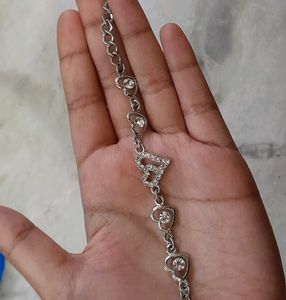 Heart bracelet with Crystals