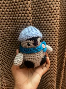 Cute Crocheted Penguin Toy