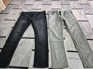 Men's Jeans - Grey &amp; Black