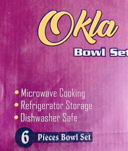 Okla Bowl Set - 6 Pcs