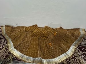 Designer Mustard Yellow Lehenga Choli Set