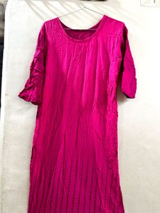Vibrant Pink Kurta